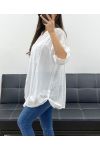 COTTON EMBROIDERY TUNIC PE0371 WHITE