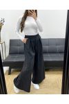 CONFEZIONE DA 4 PANTALONI PLISSETTATI A RIGHE M-L-XL-XXL PE0140 NERO