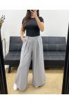 4-PACK STRIPED PLEATED TROUSERS M-L-XL-XXL PE0140 GREY