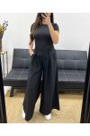 CONFEZIONE DA 4 PANTALONI PLISSETTATI A RIGHE M-L-XL-XXL PE0140 NERO