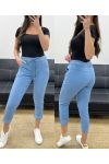 PE0131 BLAUE JEANS HOSE MIT KNITTEREFFEKT