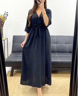 LONG DRESS PE0859 BLACK