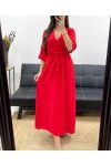 LONG DRESS PE0859 RED