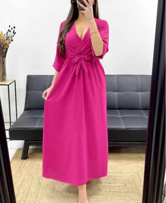 PE0859 FUSHIA MAXI JURK