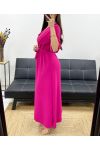 PE0859 FUSHIA MAXI DRESS