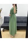 LONG DRESS PE0859 KHAKI