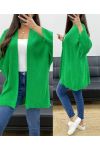 PE0058 GILET IN MAGLIA VERDE