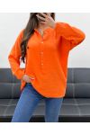 TUNIKA PLUS SIZE BAWEŁNIANA PE0103 POMARAŃCZOWA