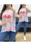 LOOSE PRINTED T-SHIRT PE0209 BUTTERFLY