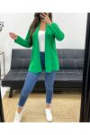 LOOSE BLAZER JACKET SS1120 EMRAUDE GREEN