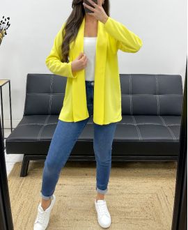 VESTE BLAZER AMPLE PE1120 JAUNE