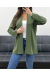 LOOSE BLAZER JACKET SS1120 KHAKI