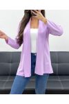 CHAQUETA BLAZER HOLGADA SS1120 LILA