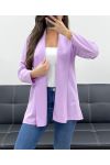 CHAQUETA BLAZER HOLGADA SS1120 LILA