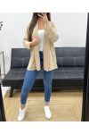 LOOSE BLAZER JACKET SS1120 BEIGE