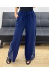 PANTALONE BASE PIZZO PE1128 BLU NAVY