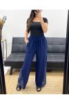 LACE BASE TROUSERS PE1128 NAVY BLUE