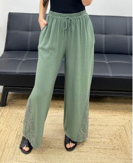 LACE BASE TROUSERS PE1128 KAKI