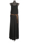 ROBE LONGUE NOIRE A8325