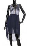 ROBE BI-MATIERE ZIPPEE 1974