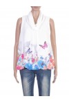 PRINTED TOP BUTTERFLY 8930