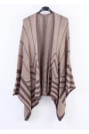 GILET PONCHO BEIGE P3000