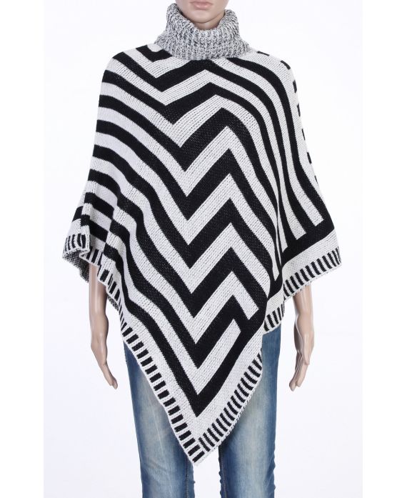 PONCHO BLACK P3010