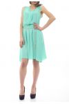 DRESS S9052 PASTEL GREEN