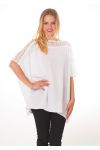 LINEN TUNIC S9370 WHITE