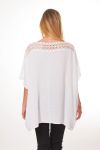 LINEN TUNIC S9370 WHITE