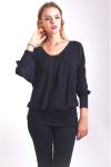 BLOUSE 4011 ZWART