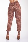 BROEK PRINTS 4020 CHOCOLADE