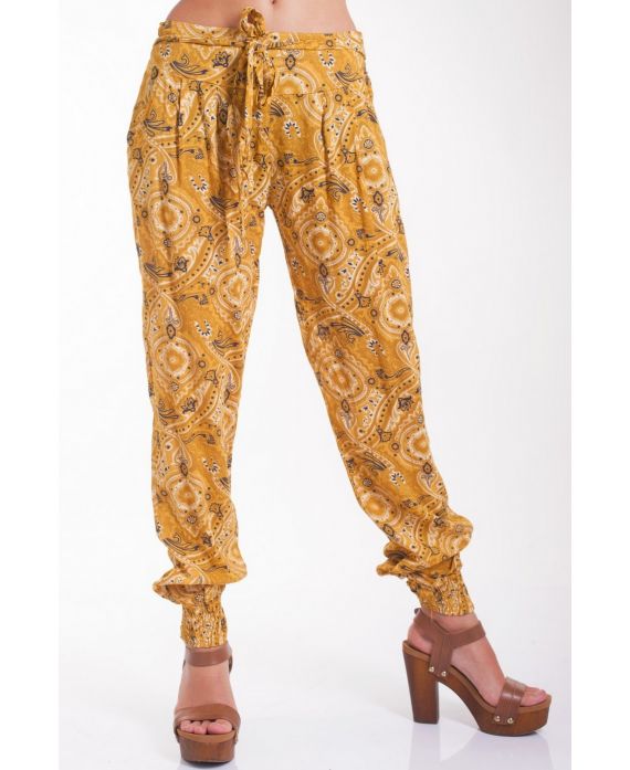 PANTS PRINTS 4020 MUSTARD