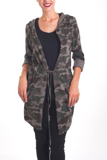 JACKE/WESTE MILITÄR-4014, DUNKEL