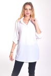 TUNIC BACK LACE 4006 WHITE