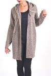 SWEATJACKE 4017 BEIGE