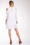 DRESS SHOULDERS DENUDEES 4037 WHITE