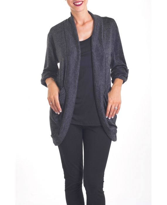 GILET 2 POCHES 4018 NOIR