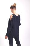 BLOUSE SHOULDERS DENUDEES 4042 BLACK