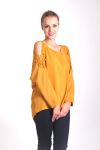 BLOUSE EPAULES DENUDEES 4042 MOUTARDE