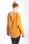 BLOUSE SHOULDERS DENUDEES 4042 MUSTARD