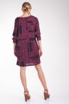 DRESS WRITE-4044 M BORDEAUX