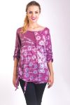 T-SHIRT MIX DI CONTENUTI 4047 BORDEAUX