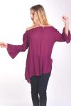 TUNIC SHOULDERS DENUDEES 4049 BORDEAUX