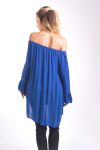 TUNIC SHOULDERS DENUDEES 4049 BLUE