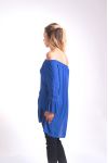 TUNIC SHOULDERS DENUDEES 4049 BLUE