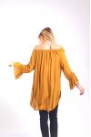 TUNIC SHOULDERS DENUDEES 4049 MUSTARD