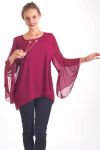 TUNIC JEWEL INTEGRATED 4054 BORDEAUX