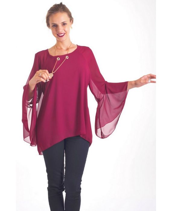 TUNIC JEWEL INTEGRATED 4054 BORDEAUX