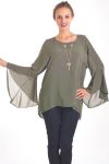 TUNIC JEWEL INTEGRATED 4054 MILITARY GREEN